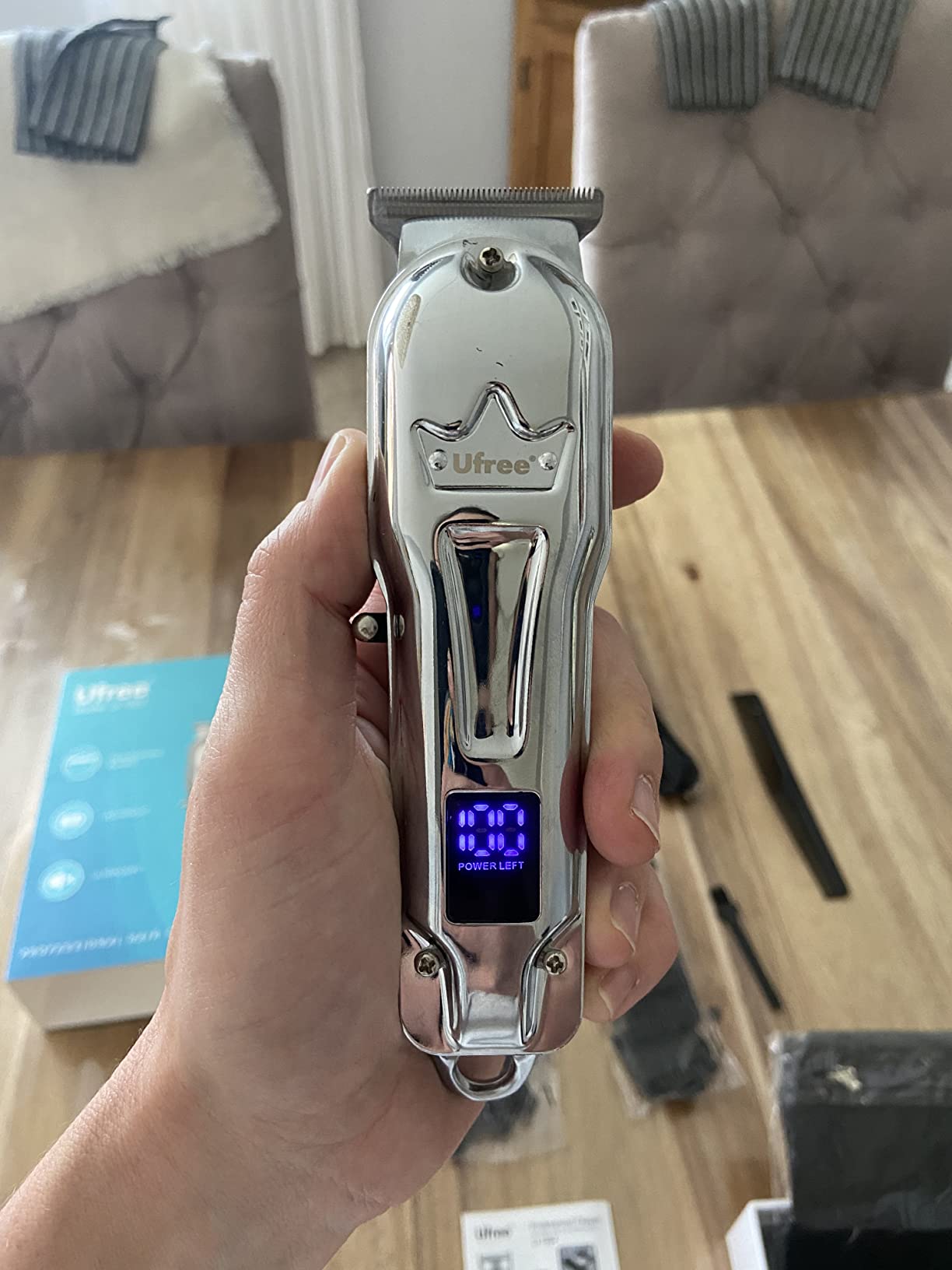 Ufree Hair Clippers for Men Professional, Barber Clippers and Trimmers Set, Cordless Hair Cutting Kit customer photo 1