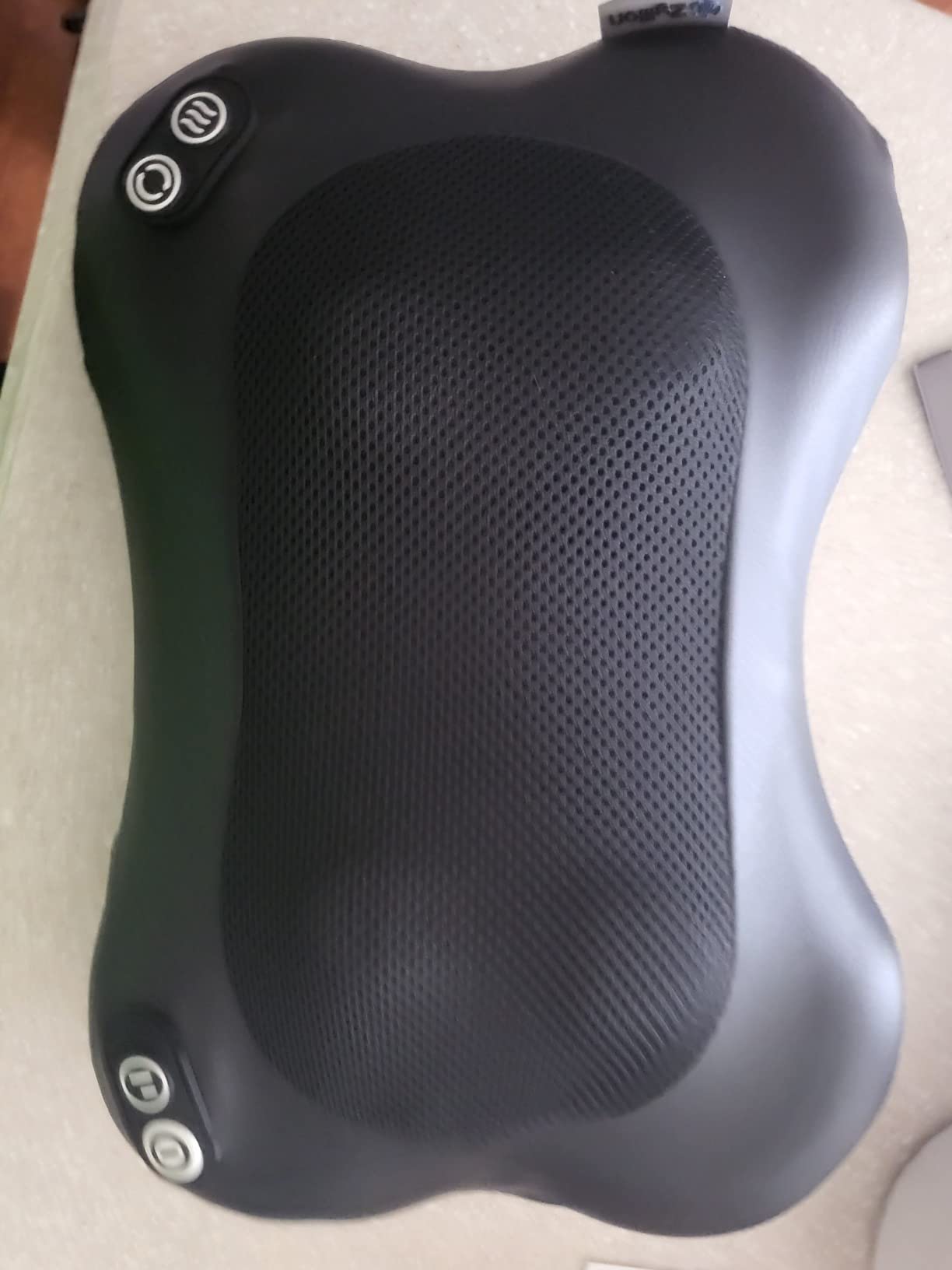 Zyllion ZMA-34 Back and Neck Massager with Heat for Pain Relief, Black | Shiatsu, Deep Tissue, Kneading, Massage Pillow, 2 Speeds, Rotation Control, Muscle Therapy, Doctor Recommended, Not Cordless customer photo 1