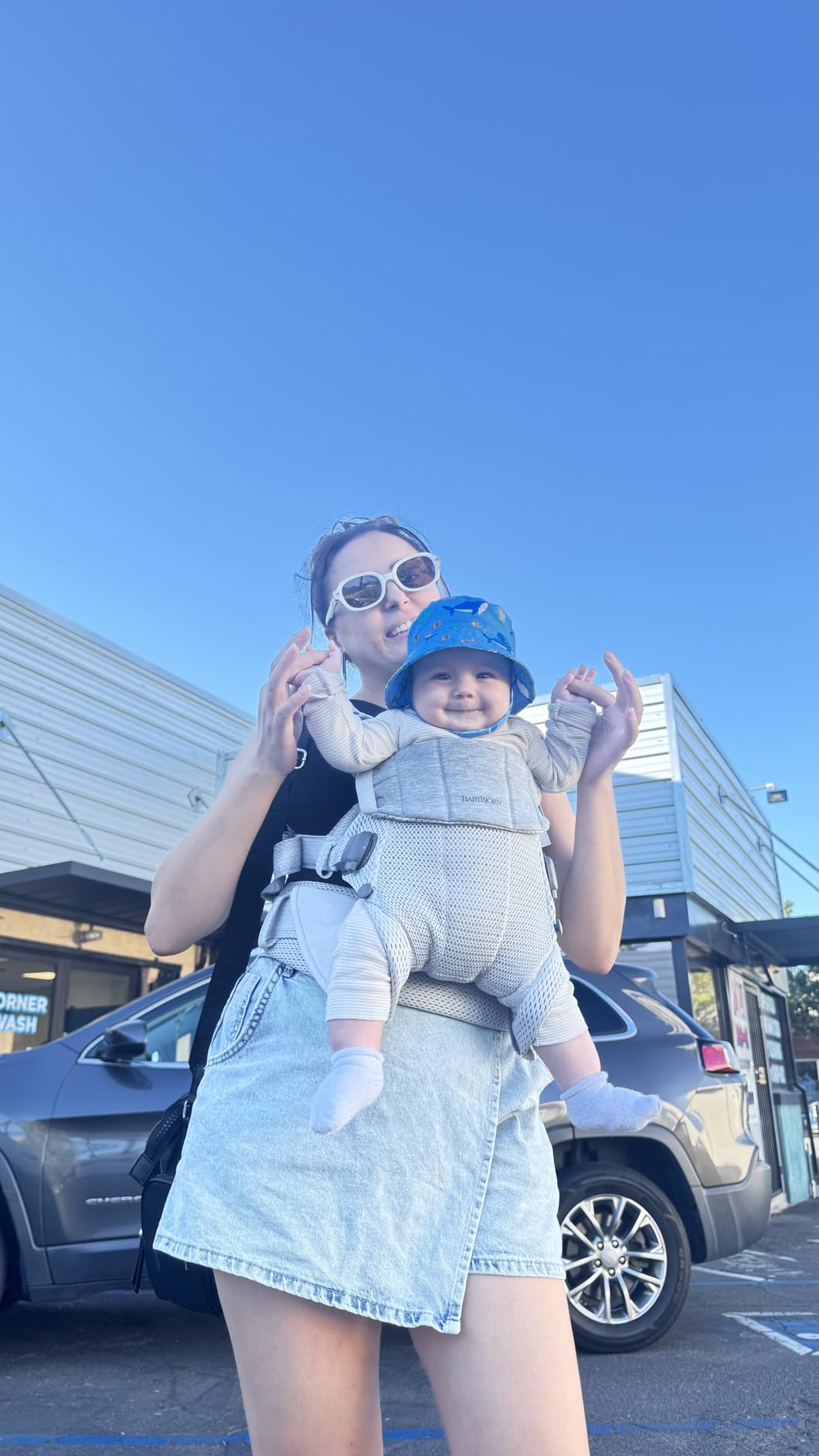 BabyBjörn Baby Carrier Harmony, Anthracite, 3D Mesh - 3-in-1 Ergonomic Newborn-to-Toddler Carrier (7-40 lbs) customer photo 2