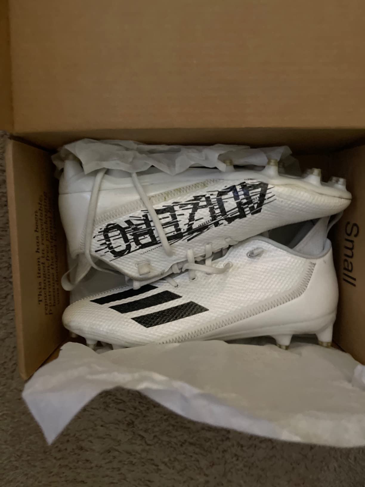 Adidas Mens Adizero Football Cleats customer photo 2