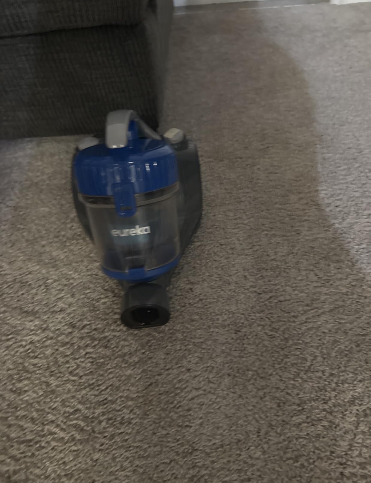 Eureka Bagless Canister Vacuum Cleaner, Lightweight Vacuum for Home, Red | NEN110D WhirlWind customer photo 1