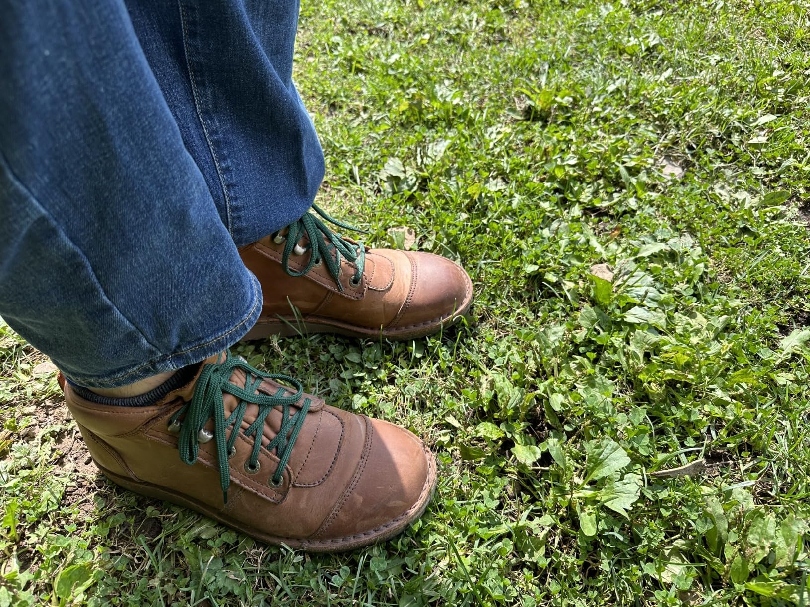 JIM GREEN Men's African Ranger Boots Lace-Up Water Resistant Full Grain Leather Work or Hiking Boot customer photo 1