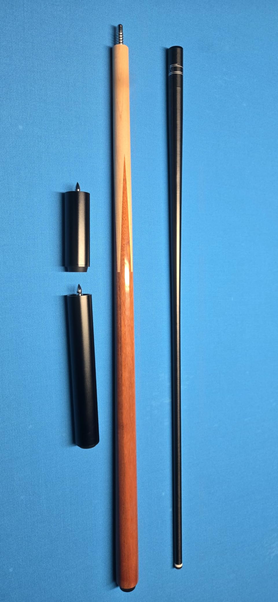 CRICAL Metal Pool Cue Extension with 3 Bumpers, Bullet Joint, Frosted Anti-Slip Surface customer photo 1