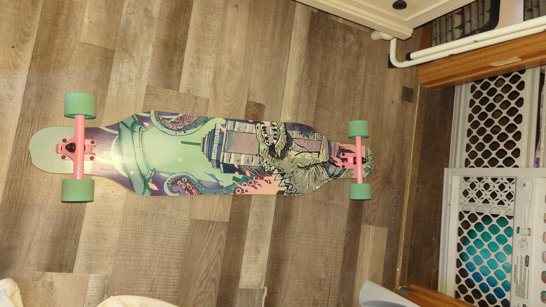 41'' Longboard Skateboard 8 Layer Canadian Maple Drop Through Longboards for Youths Beginners customer photo 1