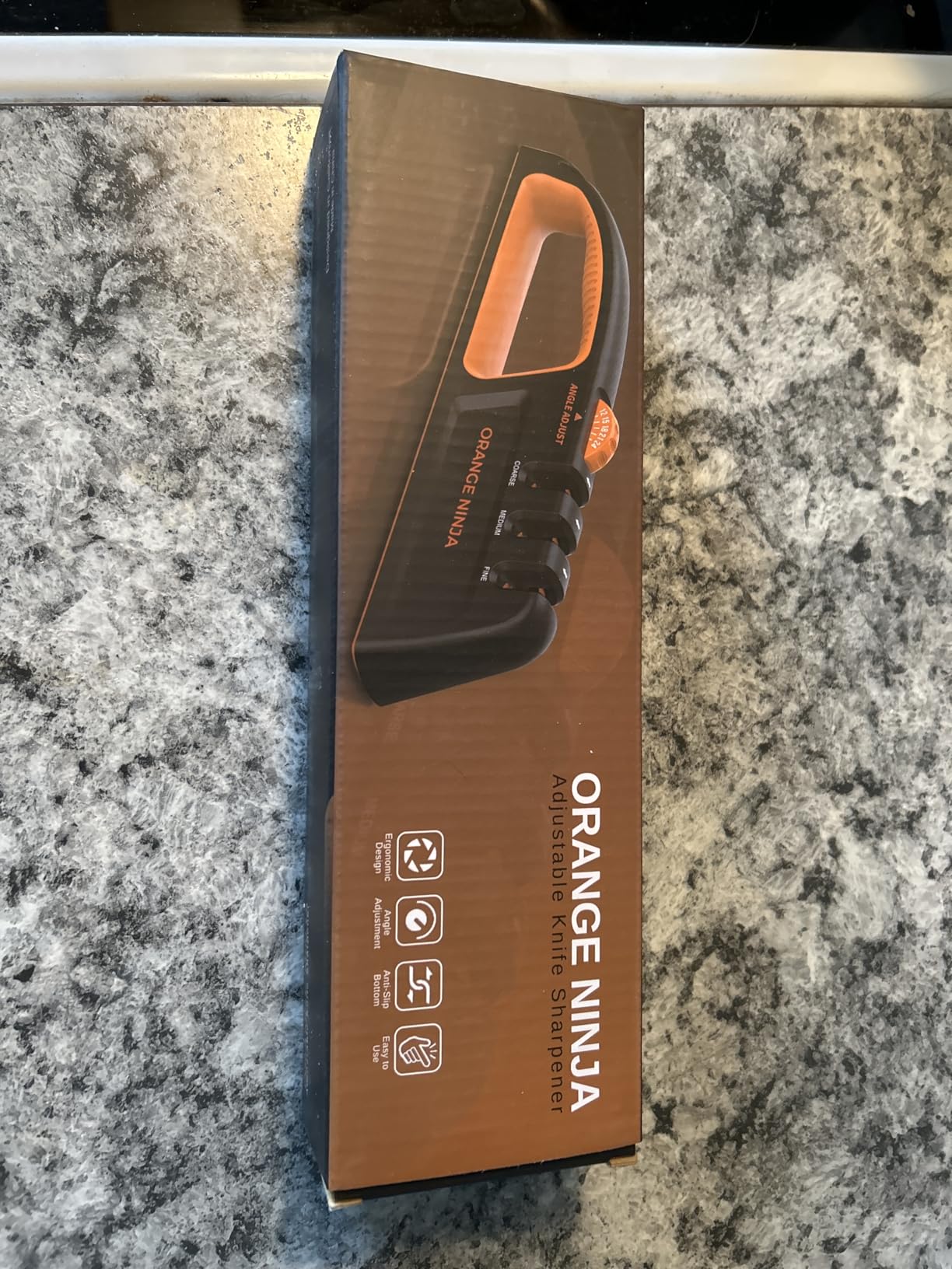 5 Precision Adjust Knife Sharpener - 3-Stage Premium Kitchen Knife Sharpener | Manual Knife Sharpening with Adjustable Angles by Sharp Pebble - Repair, Restore & Polish Any Dull Blade in Minutes customer photo 2