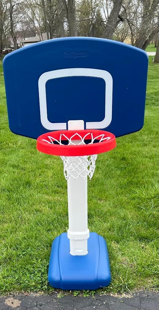 GoSports Tot Shot Toddler Basketball Set - Kids Indoor & Outdoor Toy Hoop with Adjustable Height customer photo 2