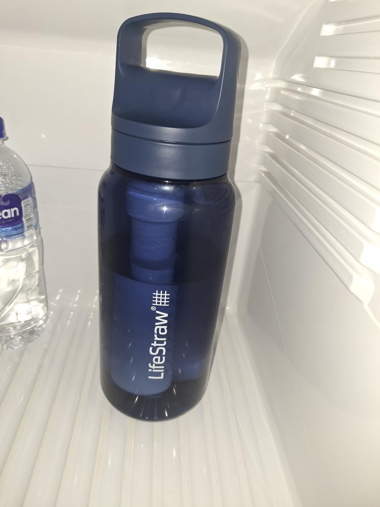 LifeStraw Go Series Water Filter Bottle - BPA-Free, Removes Bacteria, Parasites, Microplastics, 22oz customer photo 2
