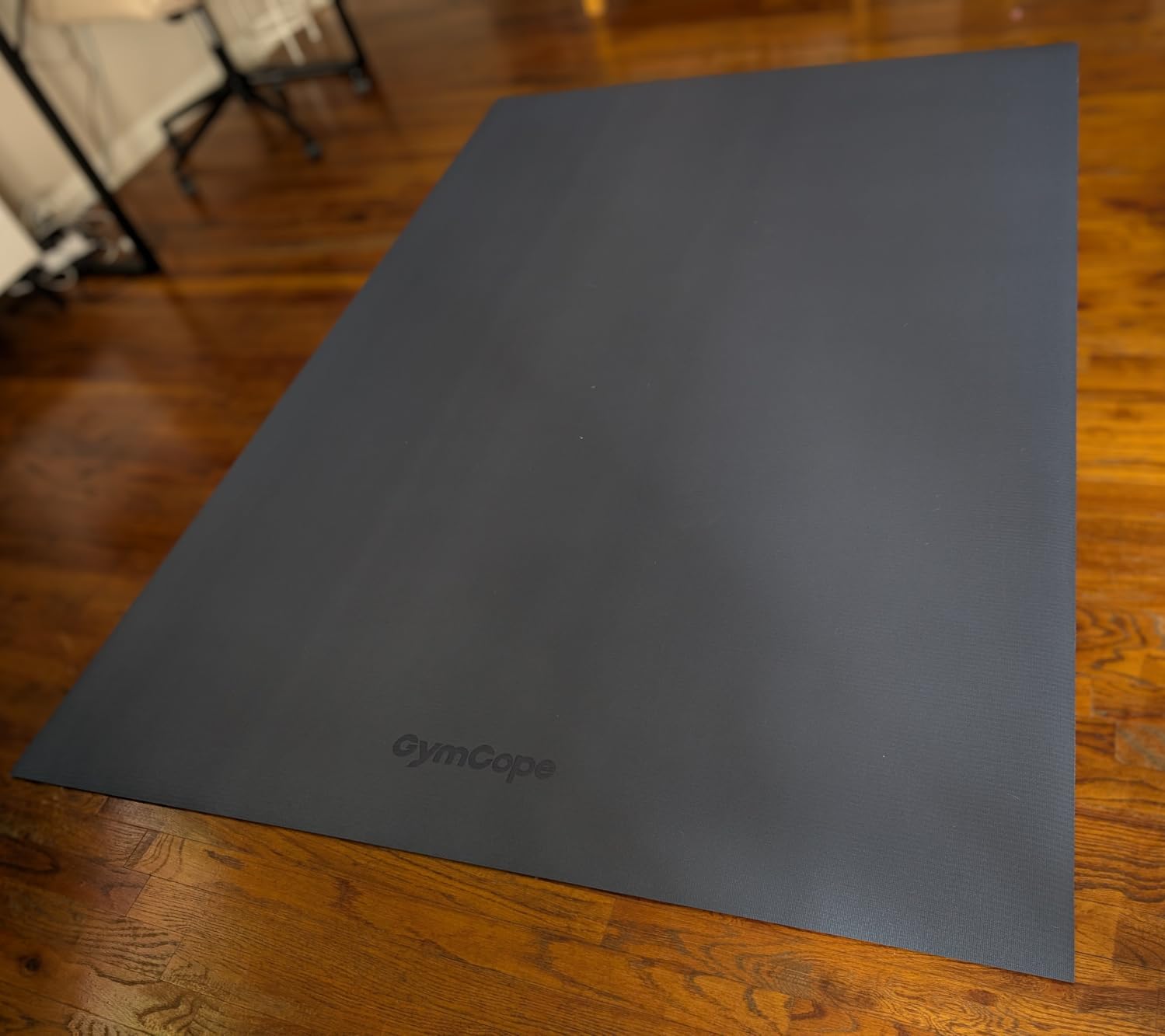 GymCope Large Exercise Mat for Home Workouts, 12x6/10x6/9x6/8x6/7x5/6x4 ft (7mm) Extra Thick Workout Mat, High-Density Gym Mat for Cardio, Jump Rope, MMA, Weights (Shoe-Friendly) customer photo 1