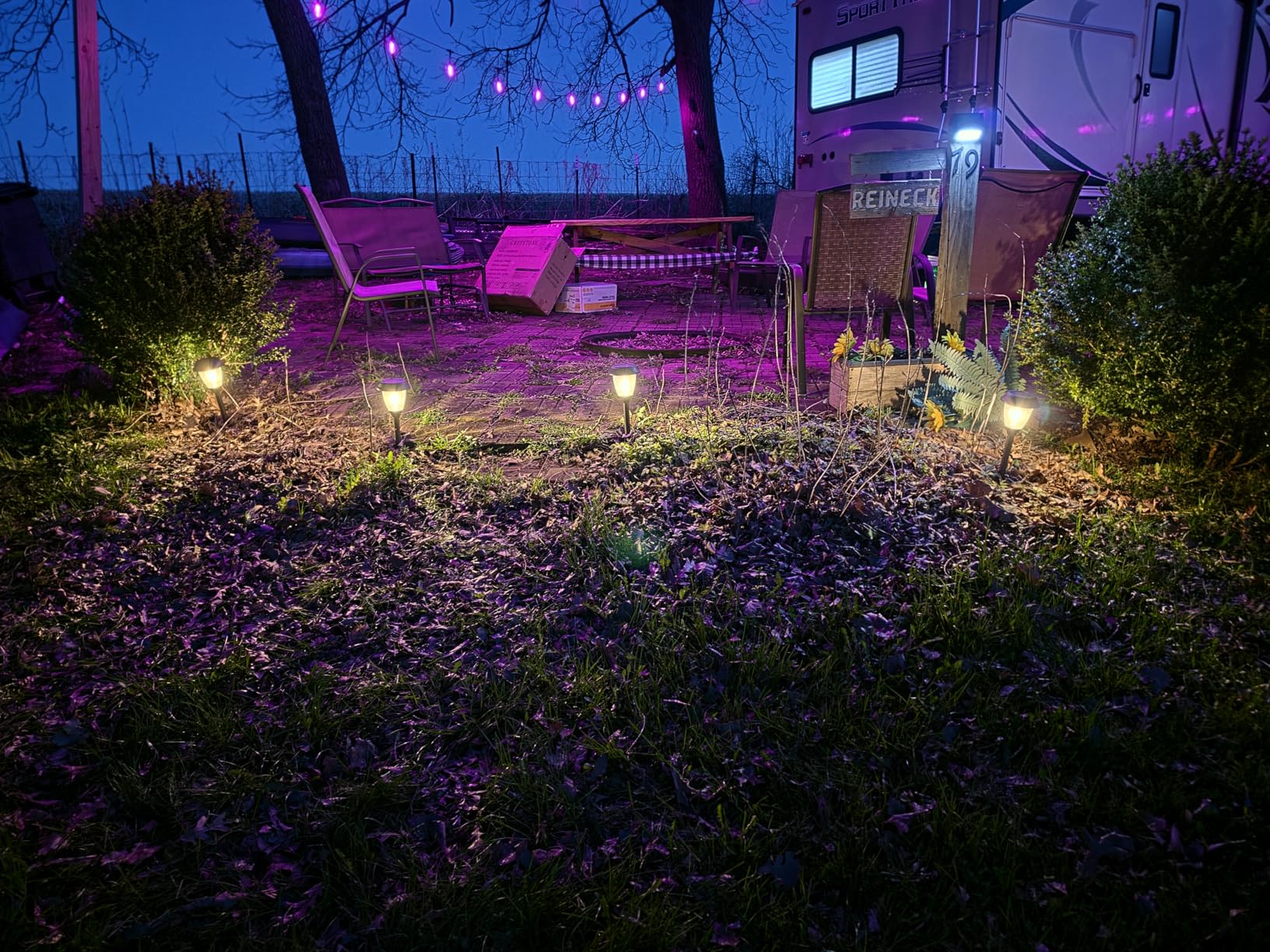 XMCOSY+ Solar Lights Outdoor, 10/25 LM 2 Lighting Modes Garden Lights 6 PCS, IP65 Waterproof Glass & Metal Garden Lights, Warm White LED Solar Powered Landscaping for Yard Pathway Walkway Driveway Patio customer photo 1