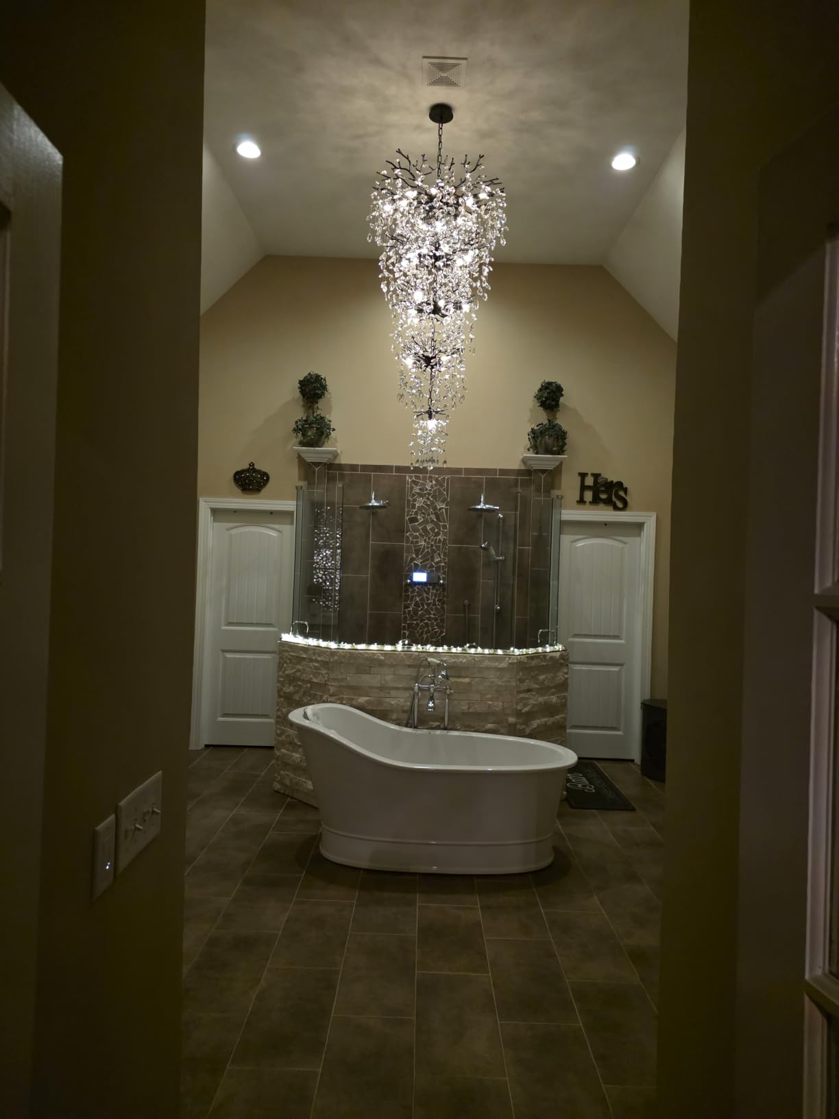 YUYI Modern Crystal Chandelier, 30