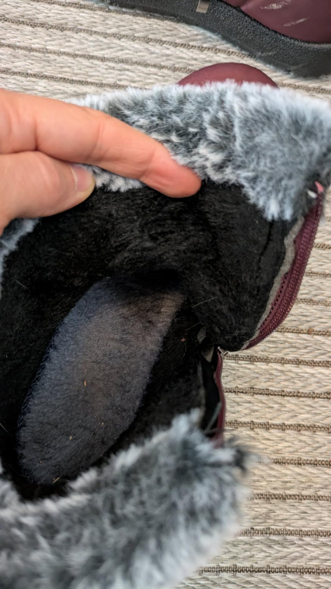 Winter Boots for Women Snow: Warm Waterproof Non Slip Outdoor Boot | Fur Lined Ankle Boots Warm for All-Day Winter Commute - Comfortable Cold Weather Non Slip Walking No Foot Fatigue customer photo 1