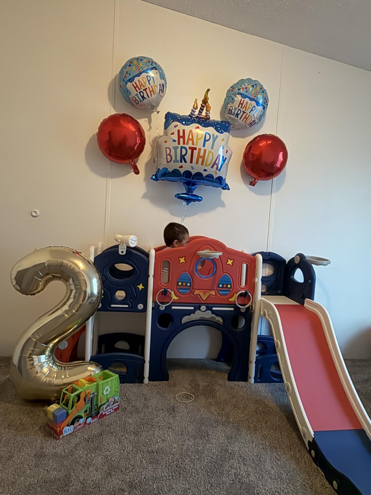 9 in 1 Toddler Playground and Outdoor Playset for Toddlers 1-3 customer photo 1