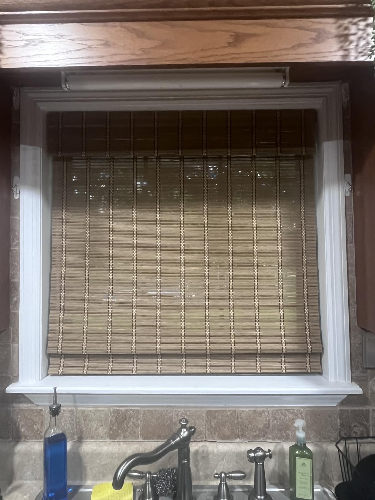 Cordless Woven Wood Roman Shades, 34