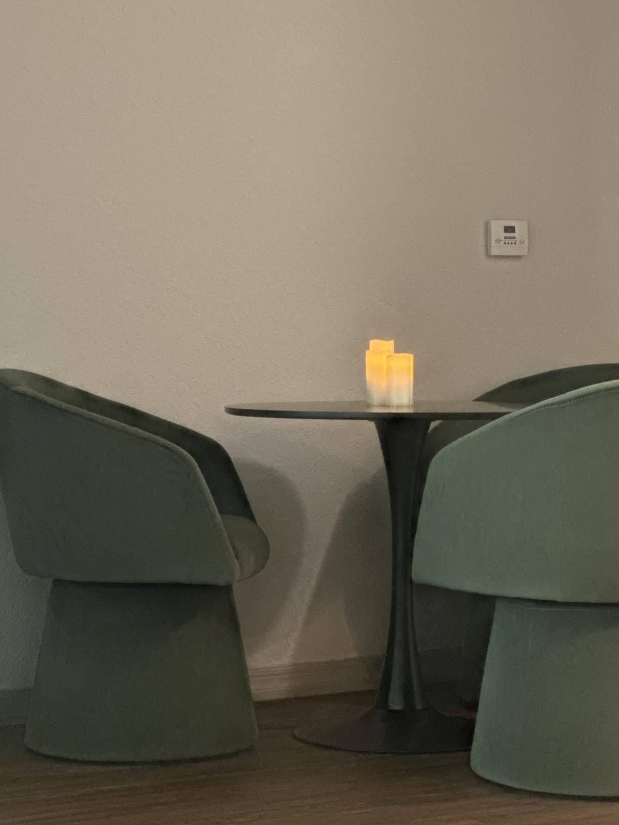 Giantex Black Round Dining Table, 32