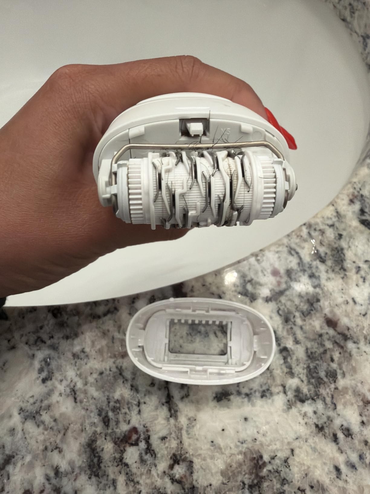 Braun Epilator Silk-épil 5, Hair Removal Device, Women Shaver & Trimmer, Wet and Dry, Includes Skin Contact Cap, SE5-011, Grey customer photo 2