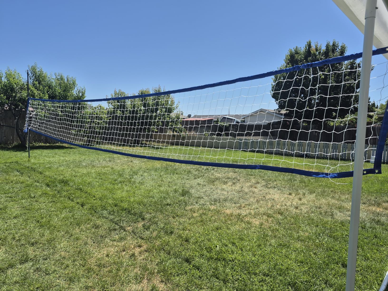 Professional Volleyball Net Outdoor Heavy Duty, All Weather Enhanced, Extended Stainless Steel Cable, Extra Thick Borders, for Backyard Beach Pool Indoor Outdoor - Regulation 32x3FT (Net Only) customer photo 1