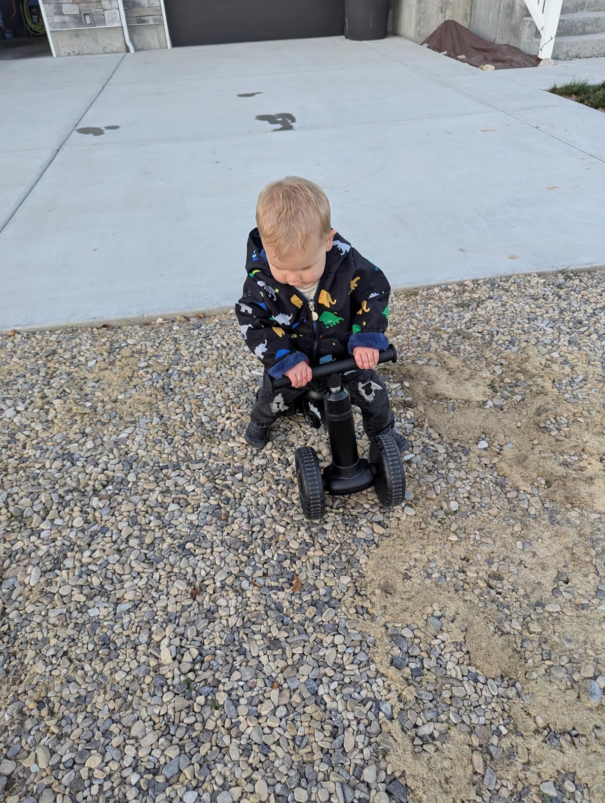 Babelio Updated Baby Balance Bike for 1 Year Old Boys Girls, 10-36 Month Toddler Balance Bike, 4-Wheel Off-Roader Design, Adjustable Seat & Handlebar - Green customer photo 2