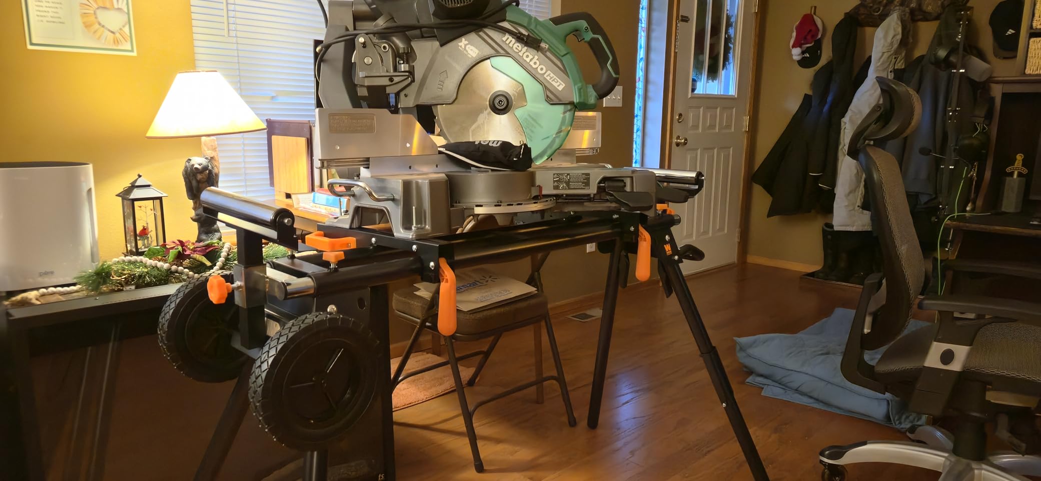 Metabo HPT 12-Inch Dual Bevel Sliding Miter Saw, C12RSH3 | Precision Angles, 9 Detent Stops, Xact Cut Shadow Line, 4000 RPM No-Load Speed, 45° Left and Right Range customer photo 2