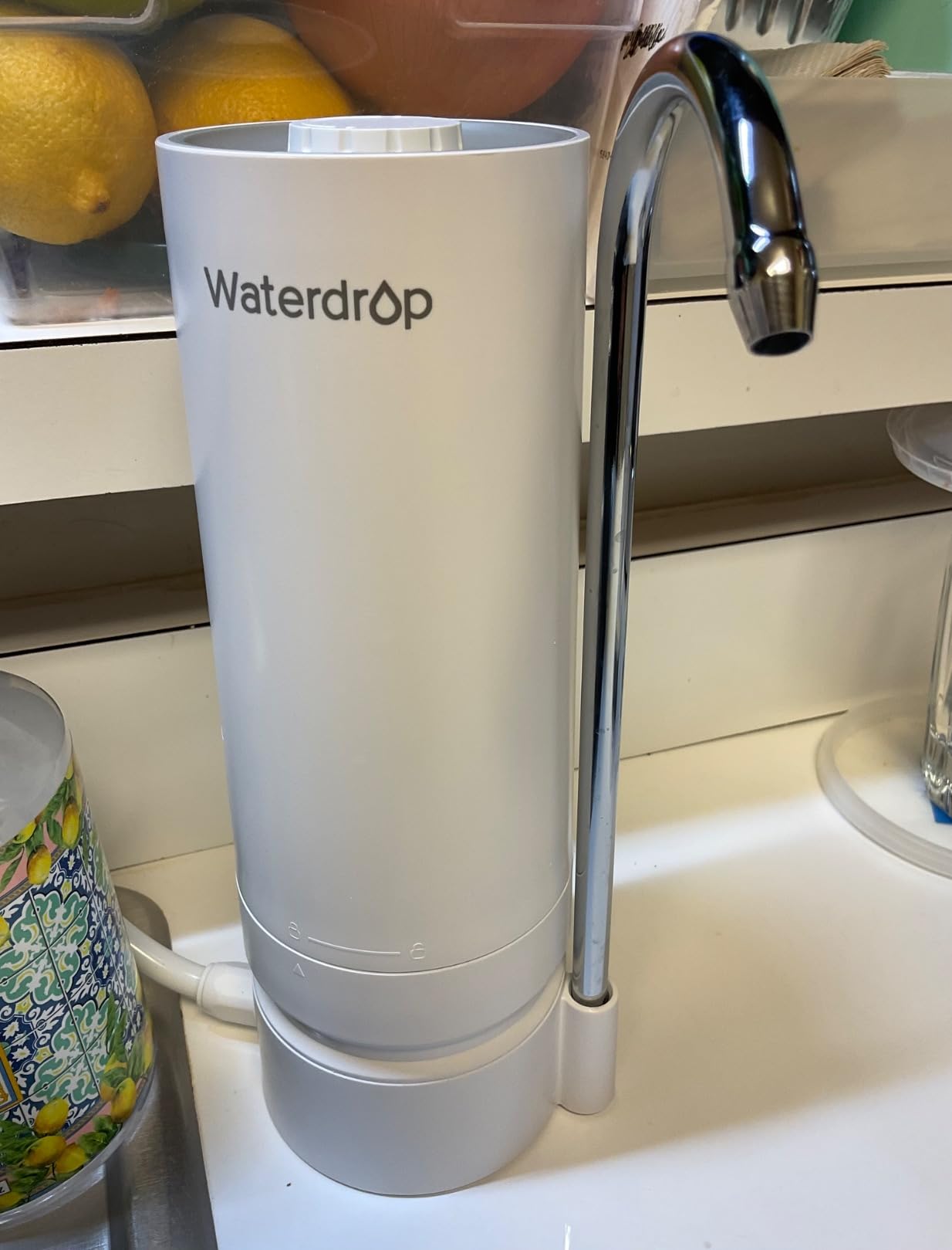 Waterdrop CTF-05 Water Filter for Sink Faucet with Filter Life Reminder | Reduces Heavy Metals, Bad Odor and 99% Chlorine, Countertop Water Filter System, 4000 Gallons, 1 Filter customer photo 2