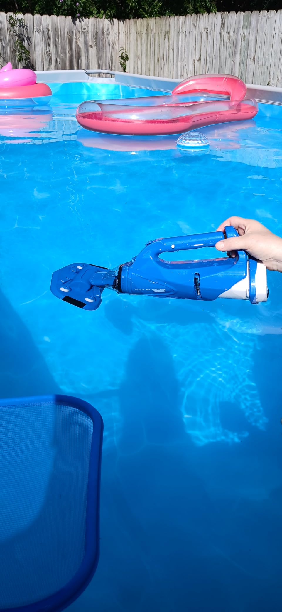 POOL BLASTER Catfish Gen 2 Cordless Rechargeable Spa & Hot Tub Vacuum | Spa vacuum for hot tubs & spot cleaning small above ground pools, 45 minute runtime, compatible with standard 1.25