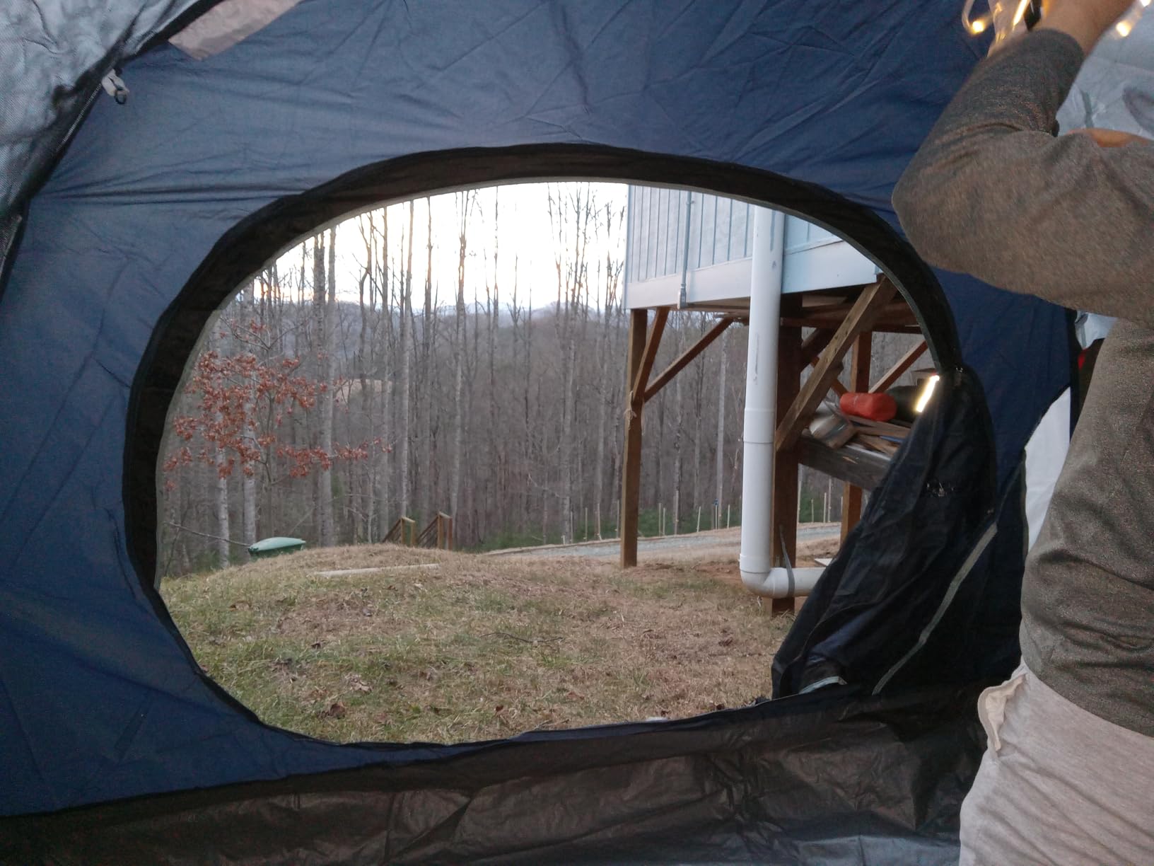 Coleman Skydome Tent with LED Lights & 5-Minute Setup, Weatherproof 4-Person Tent with Overhead Lighting, Made of PFAS-Free Materials customer photo 2