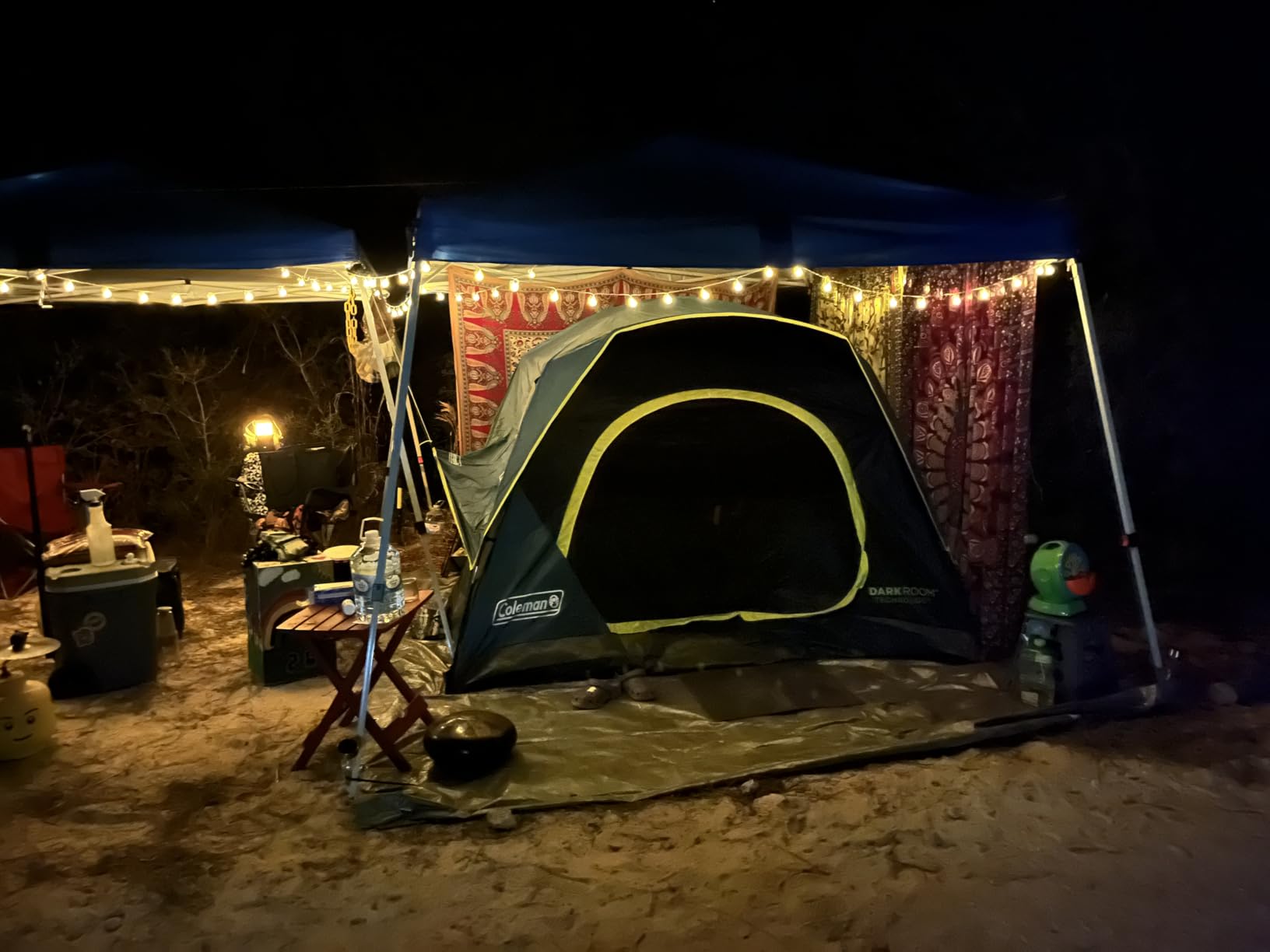 Coleman 4/6/8/10 Person Skydome Dark Room Tent with Rainfly, 5 Minute Setup, Blocks 90% of Sunlight, 20% More Headroom Than Traditional Tents customer photo 2
