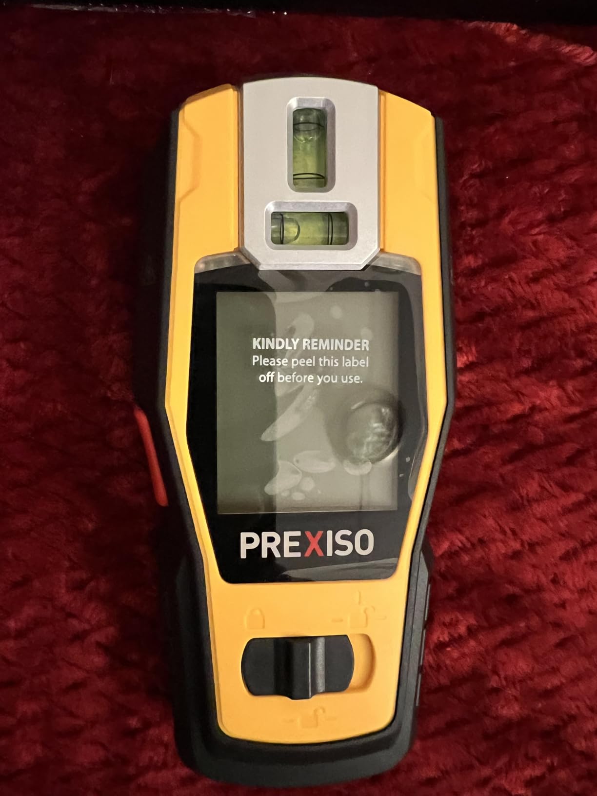 PREXISO 2-in-1 Stud Finder with Laser Level, Rechargeable Cross Line Laser | Multi Surface Lazer Leveler Wall Stud Scanners Tool for Hanging Frame and Picture, Wood Ac Wire Metal Stud Joist Pipe Detection customer photo 2