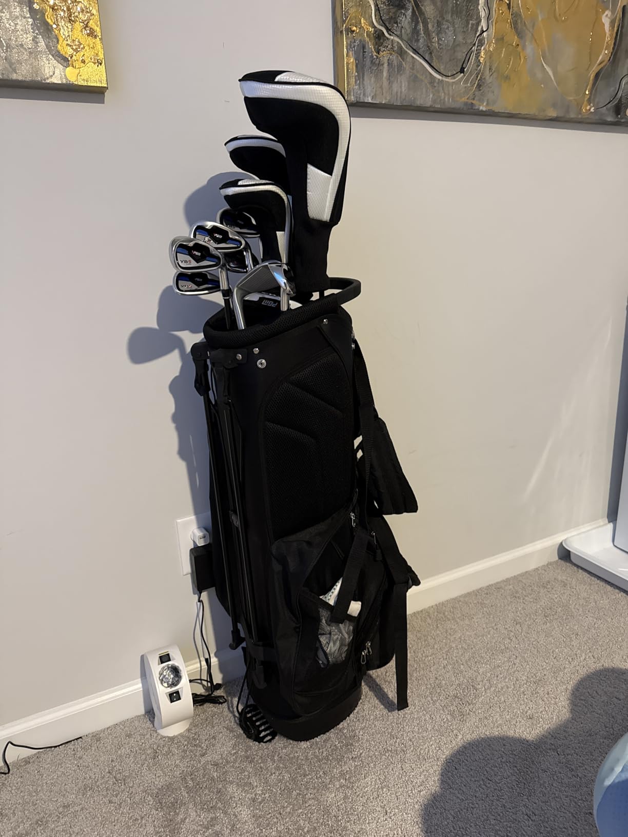 PGM 12/15 Pieces Men's Complete Golf Club Set with Driver, Fairway, Hybrid, Irons, Putter, Stand Bag & Headcovers customer photo 1