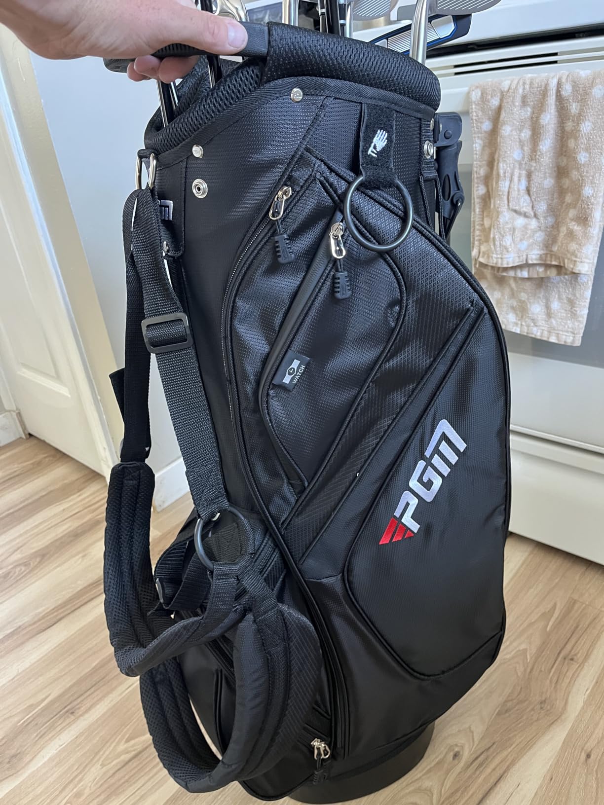 PGM 12/15 Pieces Men's Complete Golf Club Set with Driver, Fairway, Hybrid, Irons, Putter, Stand Bag & Headcovers customer photo 2