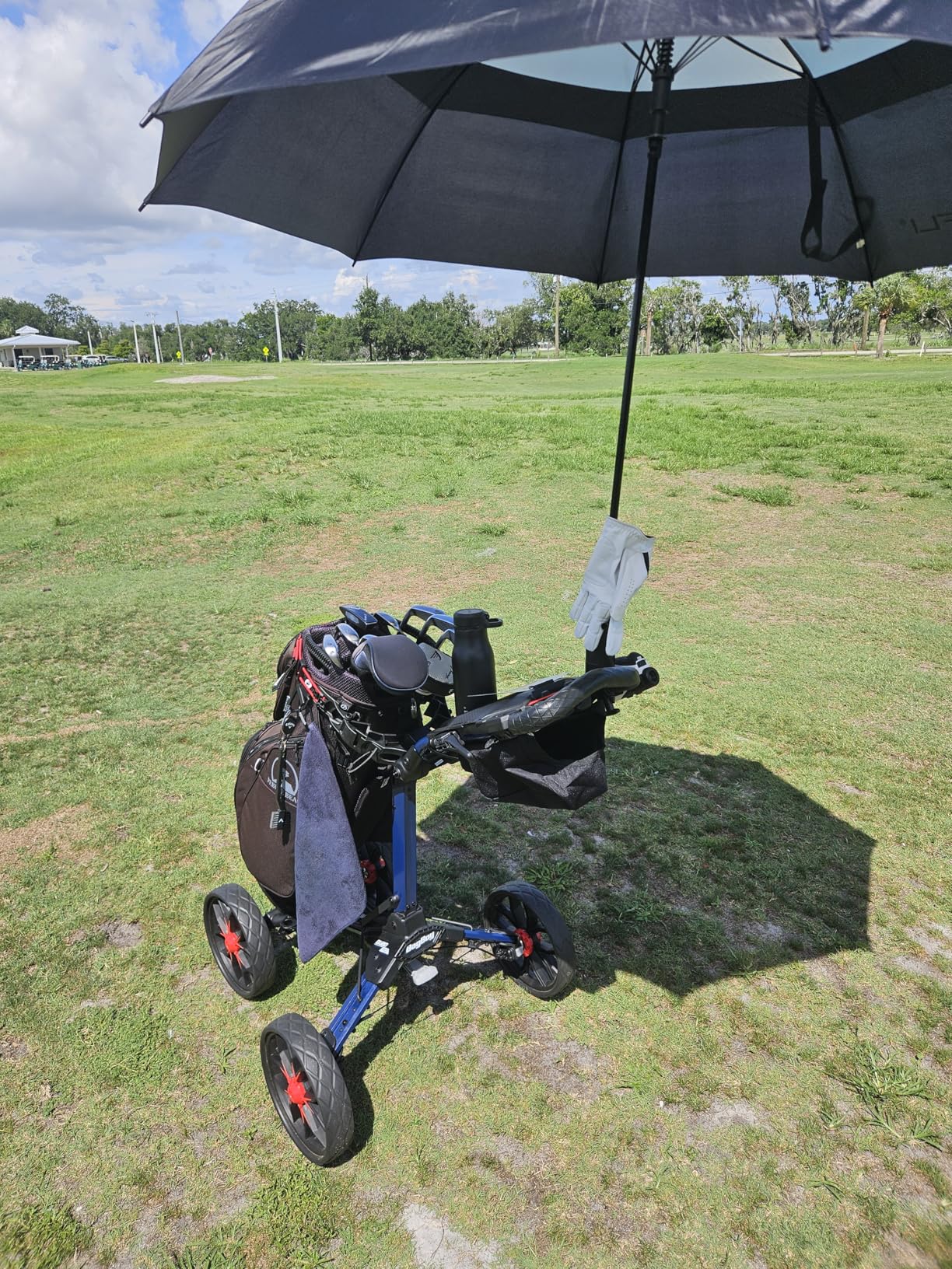 Bag Boy Quad Pro Push Cart, Black/Slate customer photo 1