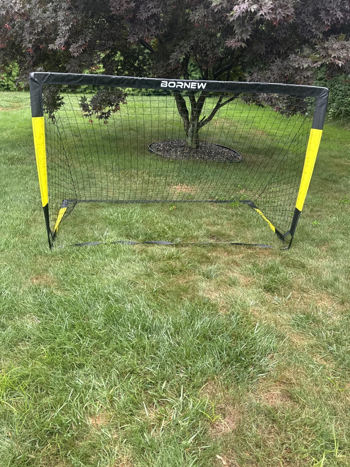Kids Soccer Goal for Backyard Set - 2 Set of 7X5 / 6X4 ft Toddler Soccer Nets Training Equipment, Soccer Ball, Pop Up Portable Soccer Set for Kids and Youth Games and Training Goals Ages 3-16 Gift customer photo 2