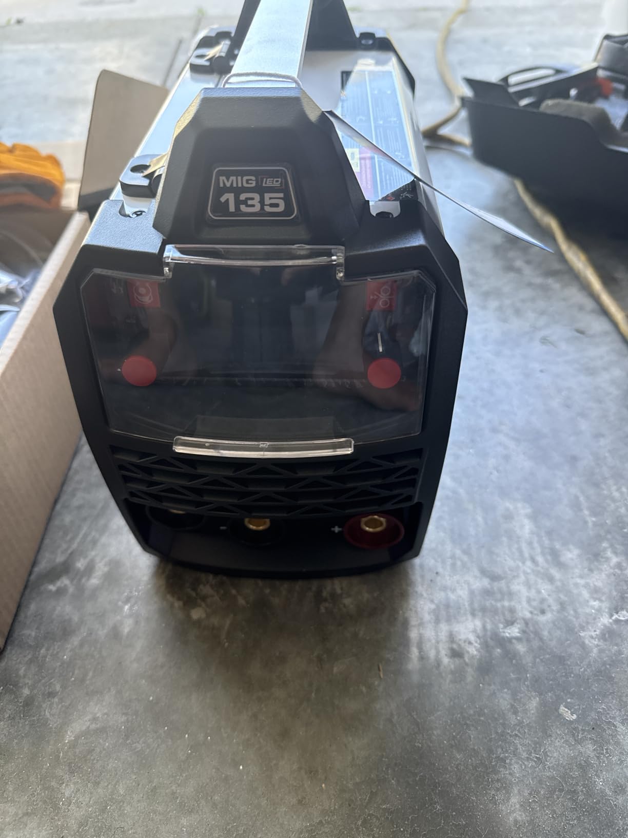 ANDELI 110V/220V MIG Welder 135A, PULSE Flux Core MIG/Lift Tig/Stick 3-in-1 Gasless MIG Welding Machine with Synergy, Large LED Display, Full Kit (Bonus Welding Helmet & Gloves) customer photo 2
