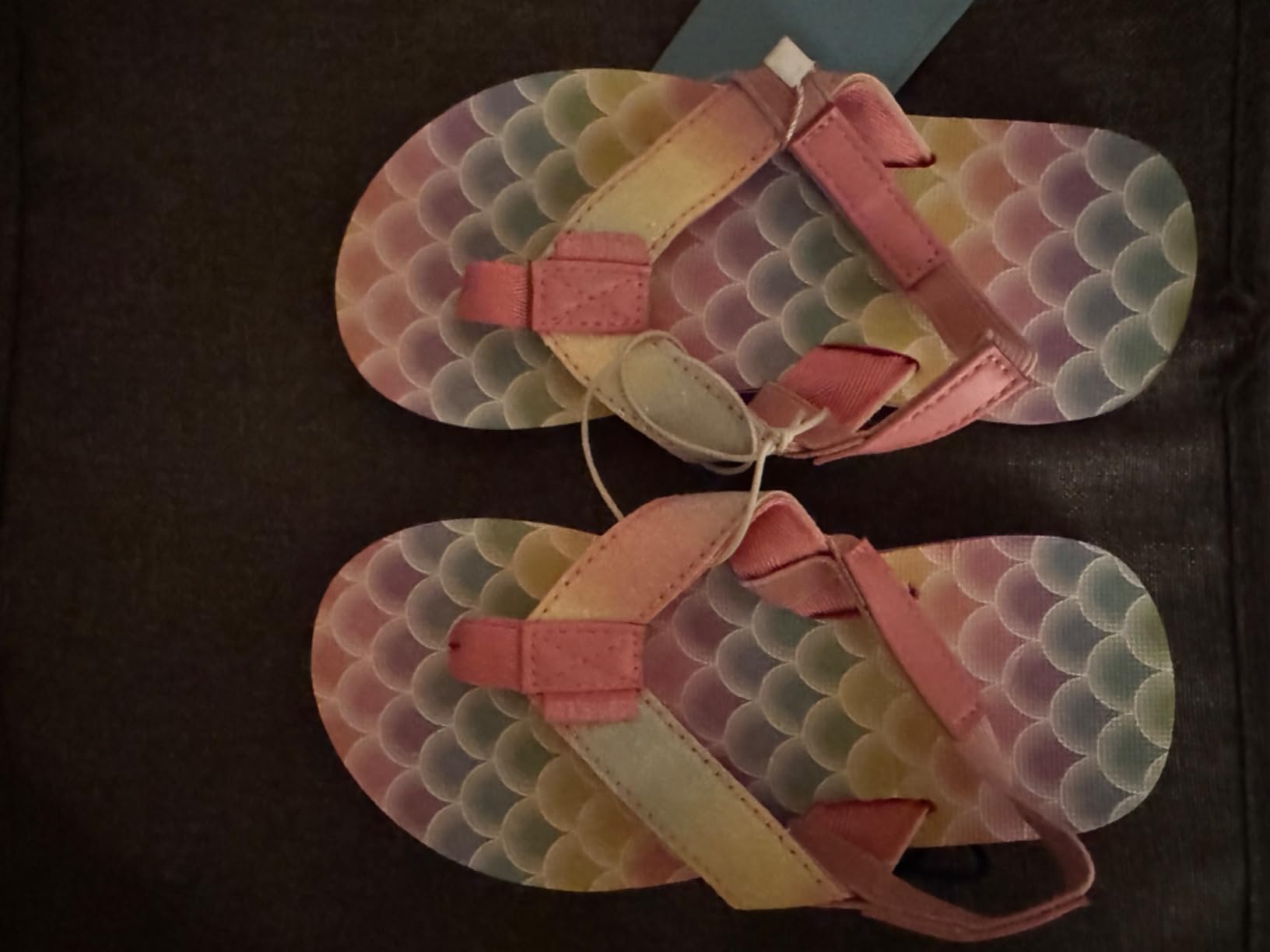 WateLves Toddler Flip Flops Girls Boys Sandals Shoes Kids Slip on Summer Sandals for Bath Shower Beach Pool customer photo 1