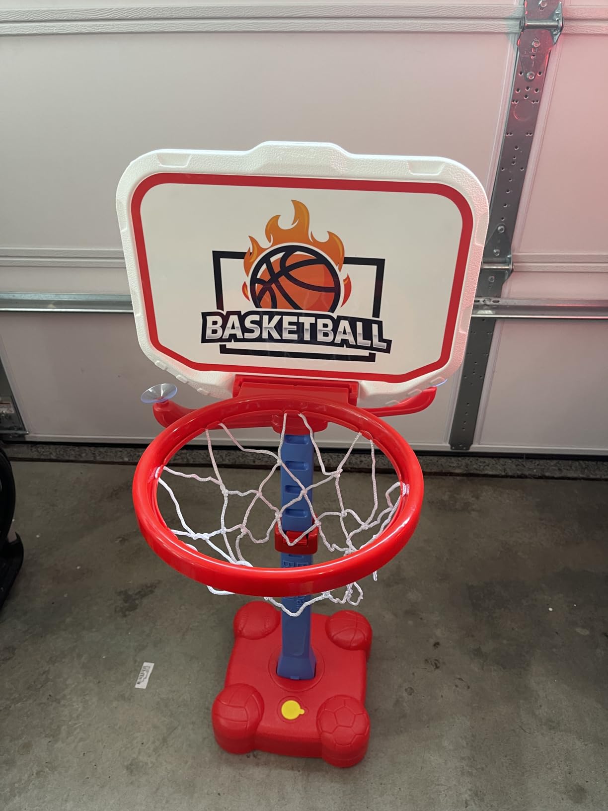 Toddler Basketball Hoop for Kids, Mini Adjustable Basketball Hoops Indoor with 3 Balls & Pump Outdoor Pool Basketball Goal Backyard Game Sports Play Toys Baby Boys Girls First Christmas Birthday Gifts customer photo 2