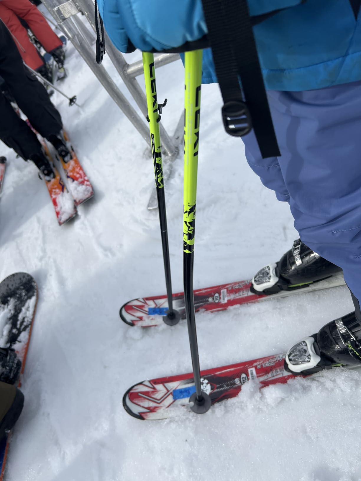 LEKI Kids' Rider Ski Poles | Lightweight, Aluminum, For Downhill Skiing customer photo 2