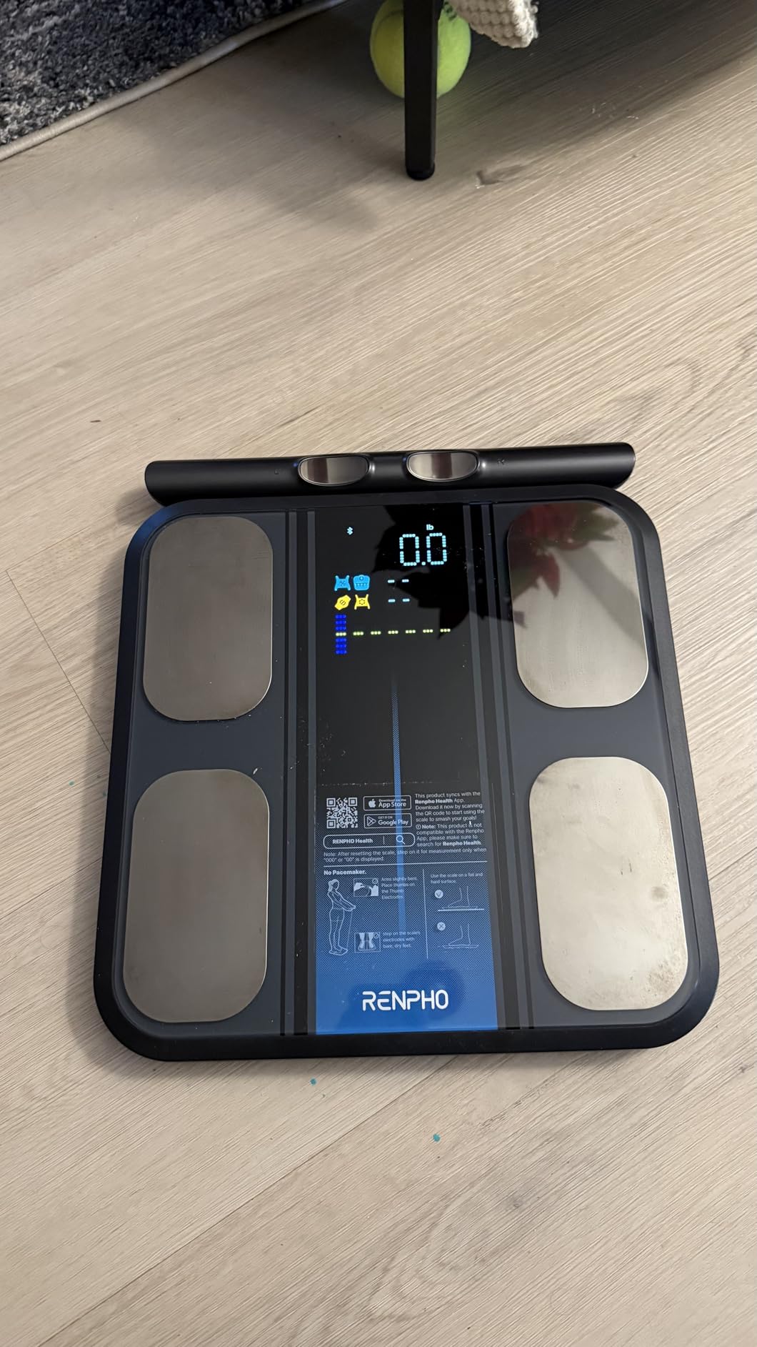 RENPHO Smart Scale for Body Weight, Body Composition Scale with Handle, FSA&HSA Eligible, 8-Electrode Digital Bathroom Scale with BMI Body Fat Muscle Mass, MorphoScan Base customer photo 2