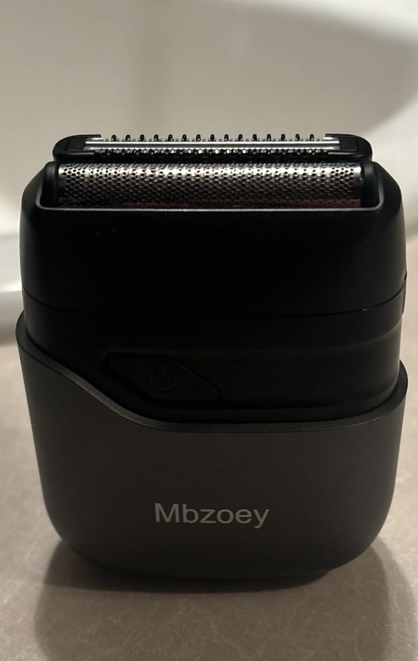 Mbzoey Electric Foil Shavers for Men: Mini Electric Razor for Face - IPX7 Waterproof Cordless Razor with LED Display & Fast Charge - Micro-Comb Technology & Precision Blades，Father's Day Gifts customer photo 2