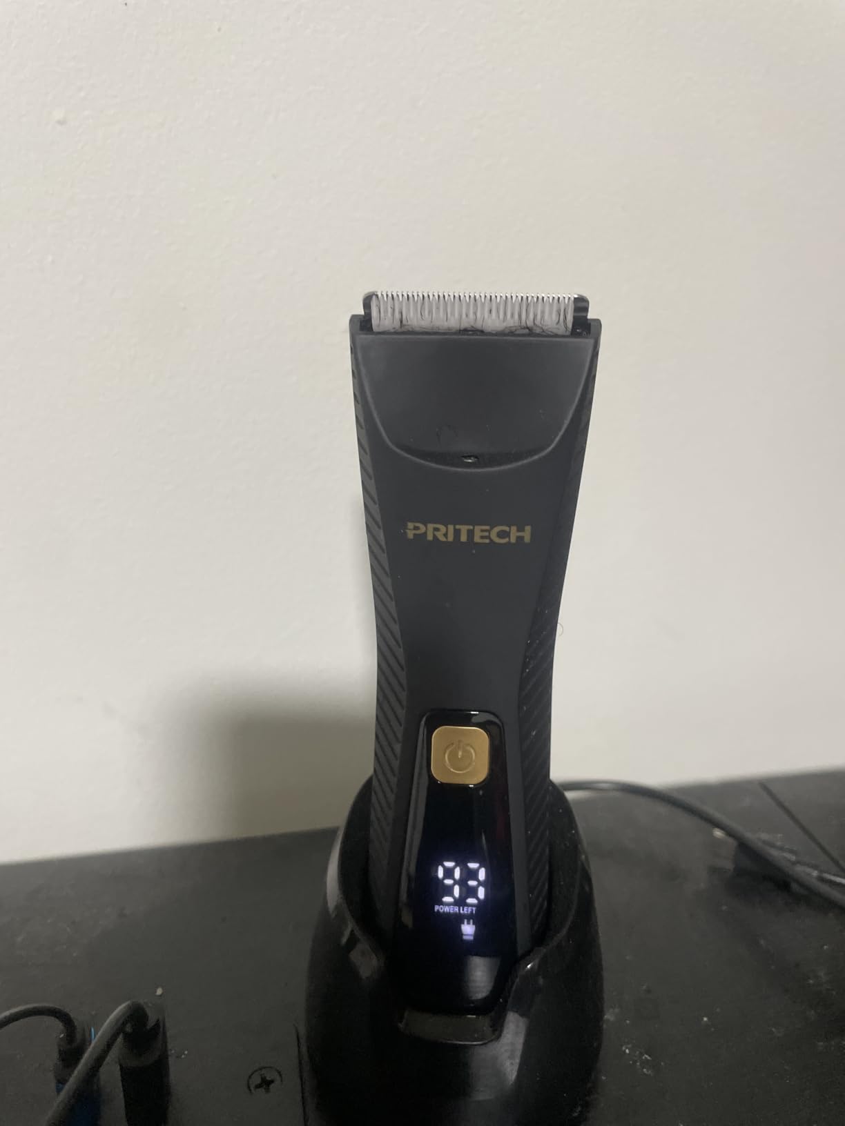 PRITECH Manscape Body Hair Trimmer - Waterproof Pubic Hair Ball Trimmer, Ceramic Blade, USB-C Charging customer photo 1