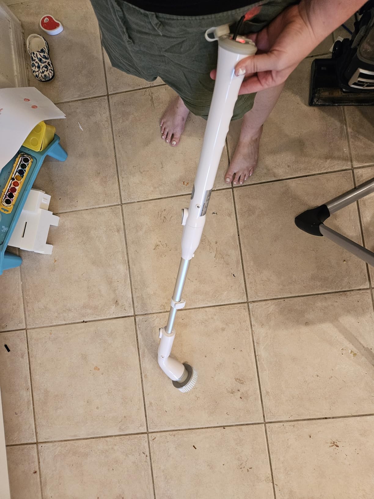 10-in-1 Steam Mop, Detachable Handheld Steam Cleaner for Multi-Surface | 350ml Tank, 10s Heat-Up, 248F Steam Cleaner, 2-Level Control, Swivel Head for Carpet, Floor, Tiles, BBQ grill, Car Accessories customer photo 1