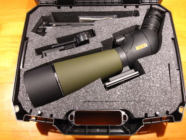 Gosky Flagship 25-75x80 Spotting Scope - Spotting Scopes with Tripod, Carrying Bag and Quick Phone Holder BAK4 Waterproof Spotter Scope for Bird Watching Target Shooting,Upgraded Version customer photo 2