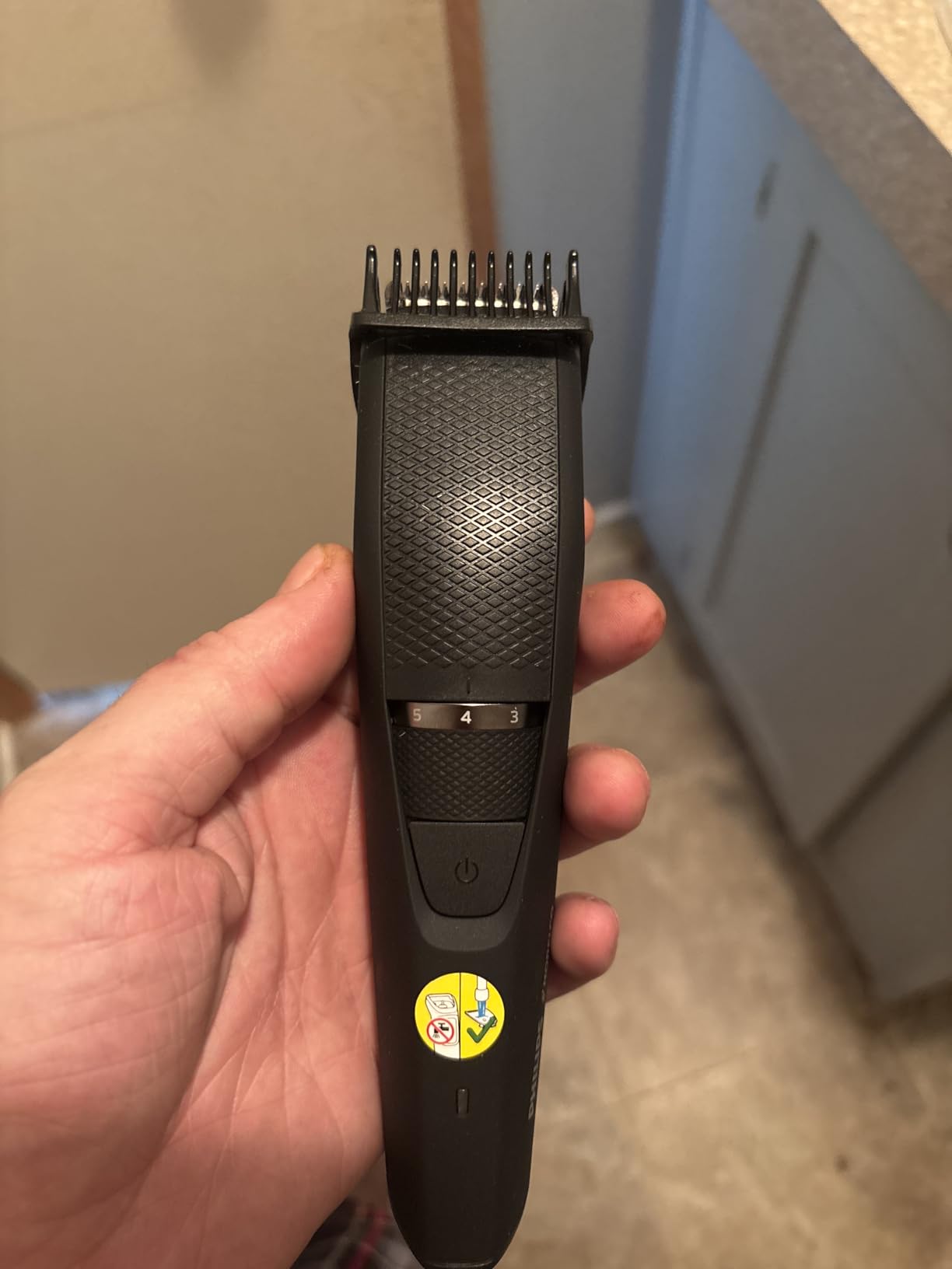 Norelco Philips Beard Trimmer 3000, 40 Length Precision Dial, Black | Self-Sharpening Blades, Lift & Trim Combs, 100% Waterproof, 70-Min Runtime, BT3620/40 customer photo 2