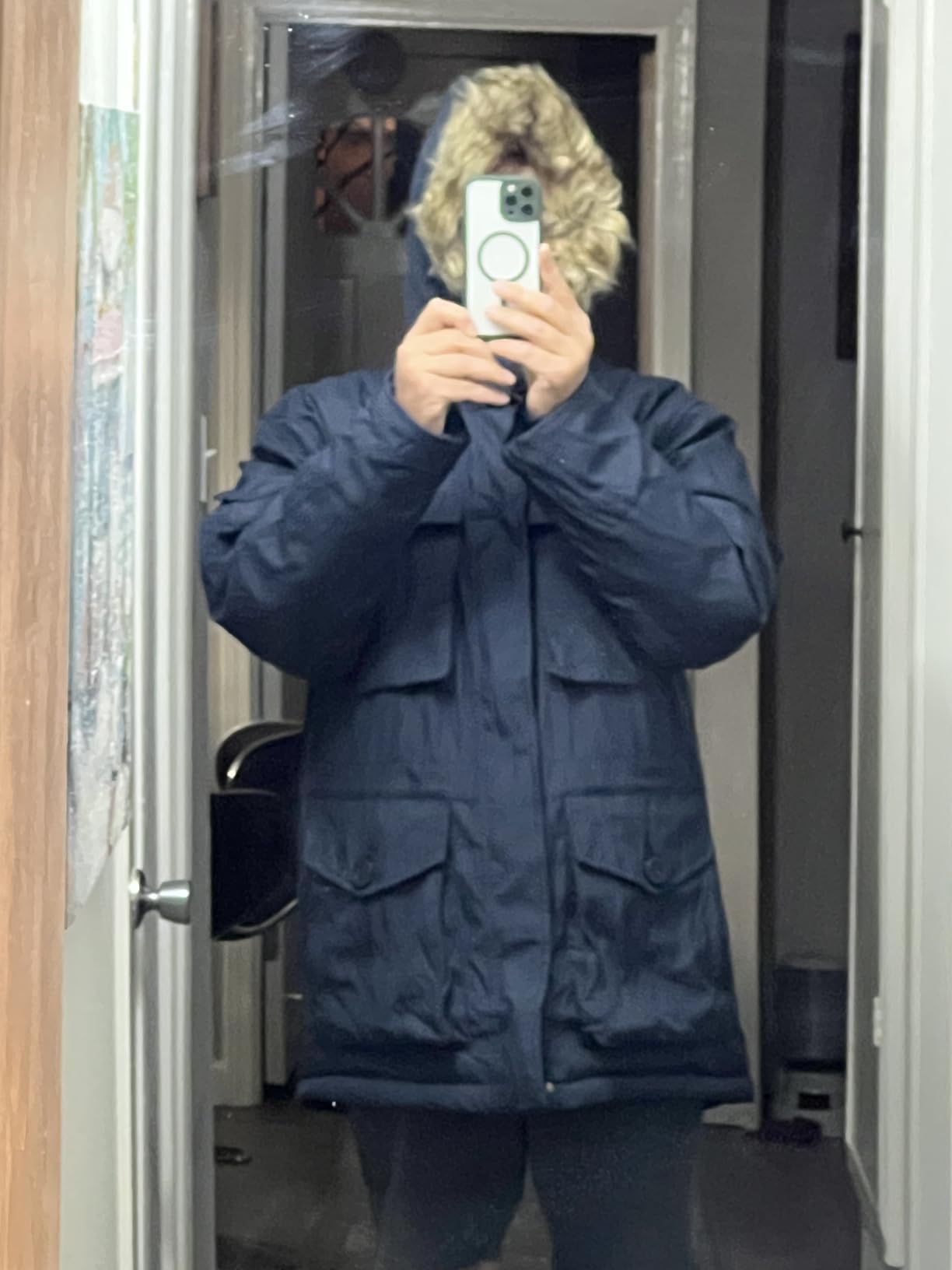 UIQUR Men's Winter Coats Waterproof Winter Jackets Warm Insulated Thicken Long Down Jacket with Hood customer photo 1
