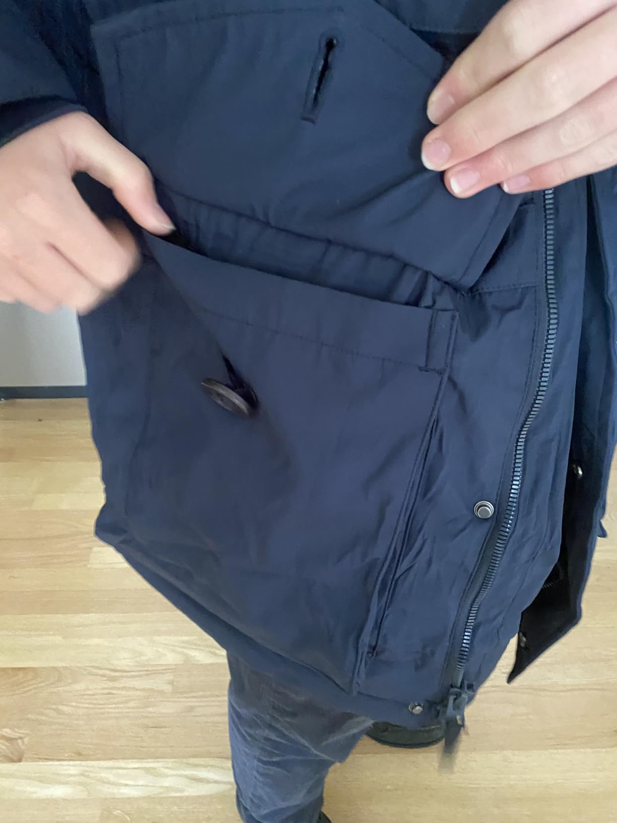 UIQUR Men's Winter Coats Waterproof Winter Jackets Warm Insulated Thicken Long Down Jacket with Hood customer photo 2