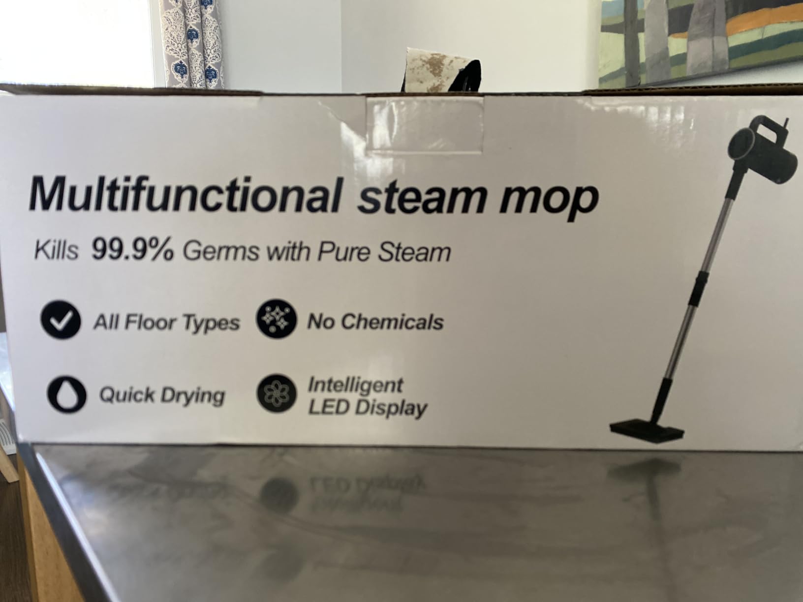 11-in-1 Steam Mop, Detachable Handheld Steam Cleaner with 3-Level Steam | 260℉ Steam Cleaner with 380mL Tank & 3 Steam Levels for Floors, Hardwood, Tile, Grout, Windows, Bathroom & Kitchen customer photo 2