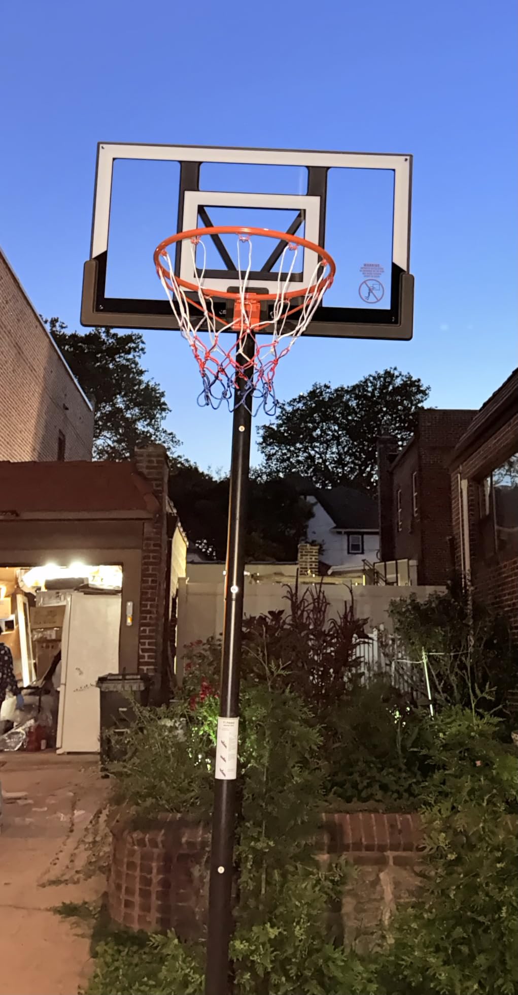 Yohood Basketball Hoop Outdoor 10FT with Shatterproof 40 Inch Backboard, Portable Basketball Hoop Goal System for Kids/Youth/Adults in Backyard/Driveway/Indoor customer photo 1
