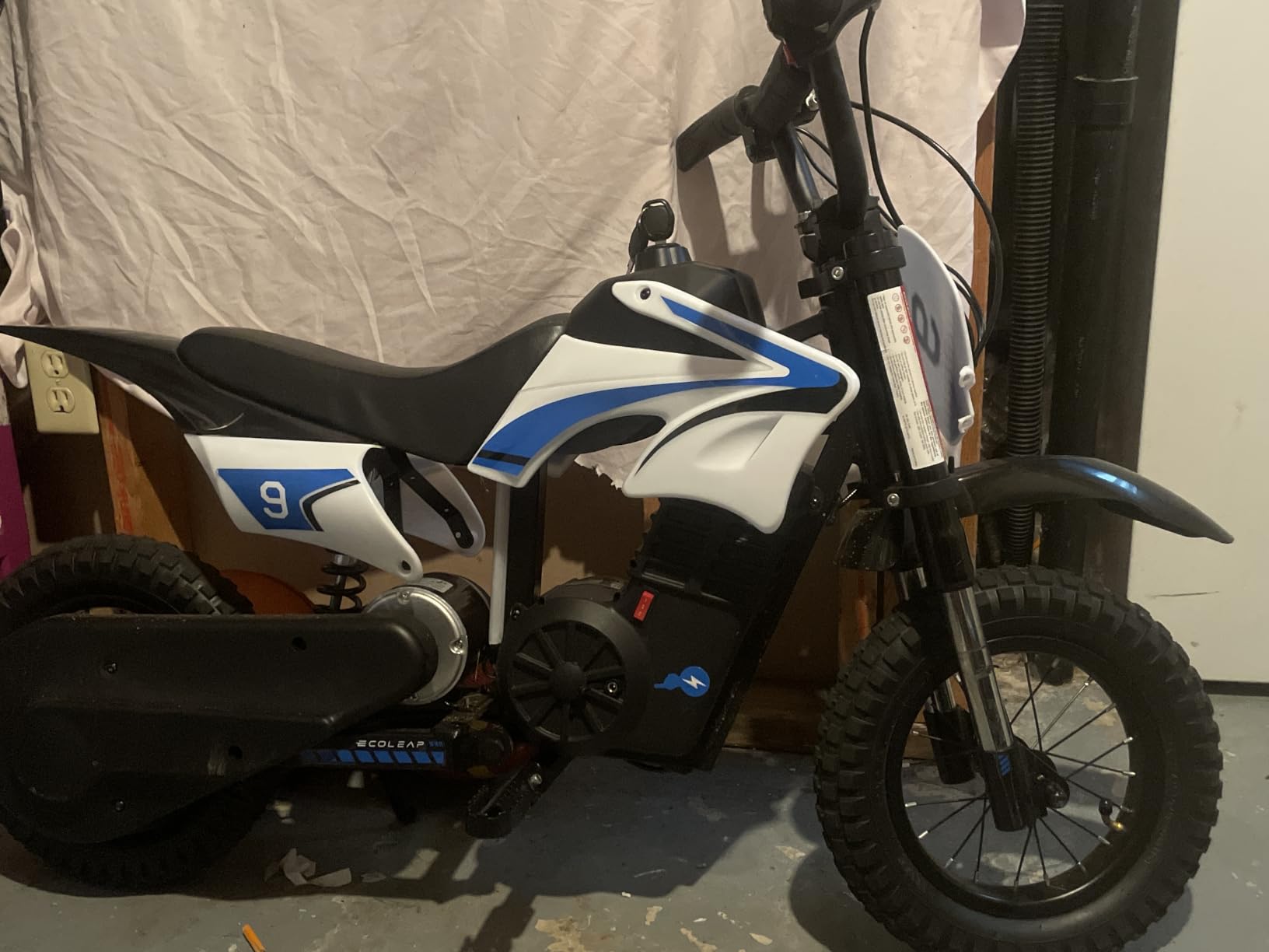 K1 Kids Electric Dirt Bike 36V Motorcycle, 16MPH Fast Speed 14 Mile Long-Range, 700W Peak 3-Speed Modes Electric Bike for Kids Ages 3-10 customer photo 2