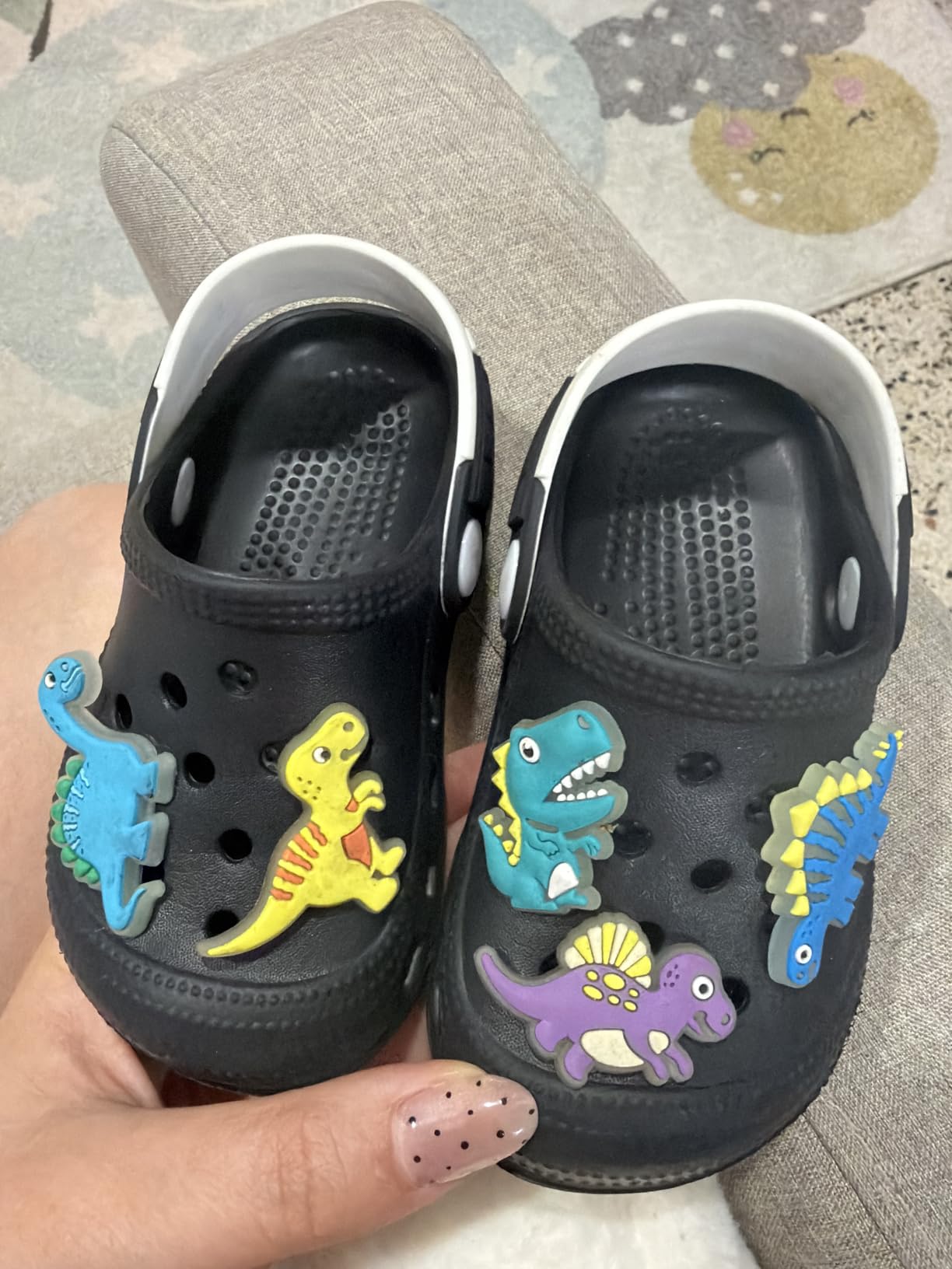 Kids Toddler Clogs Boys Girls Dinosaur Slip on Slides Sandals Summer Beach Pool Outdoor Water Shoes Shower Slippers Garden Clogs customer photo 2