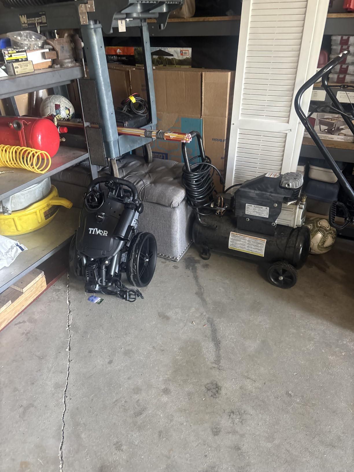 Tivor Golf Push Cart with 360 degree Front Wheels & Handbrake customer photo 2