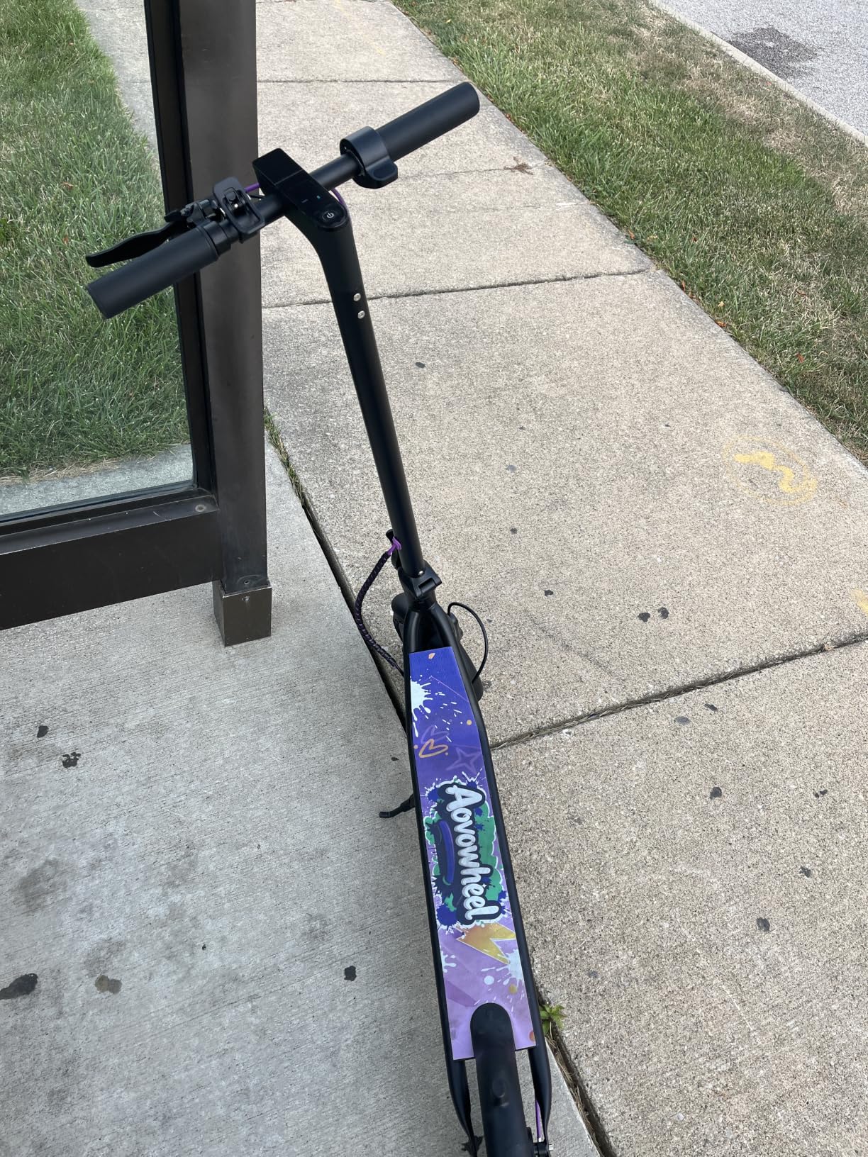 Aovowheel Electric Scooter for Adults, Folding E Scooter with 250W-500W Motor 16-24 Mph Top Speed, Max 15-60 Miles Long Range, 6.5/8.5/10/14 Solid Tires Commuting Scooters, Dual Brakes customer photo 1