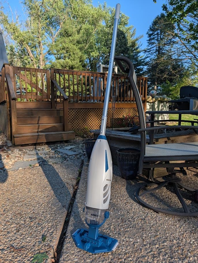 PC68 Cordless Pool Vacuum, Upgraded 26.5 GPM Beast-Level Suction | 6' Extension Pole, 2 Filter Bags, 60 Mins Runtime, Handheld Pool Cleaner for Above & Inground Pools customer photo 2